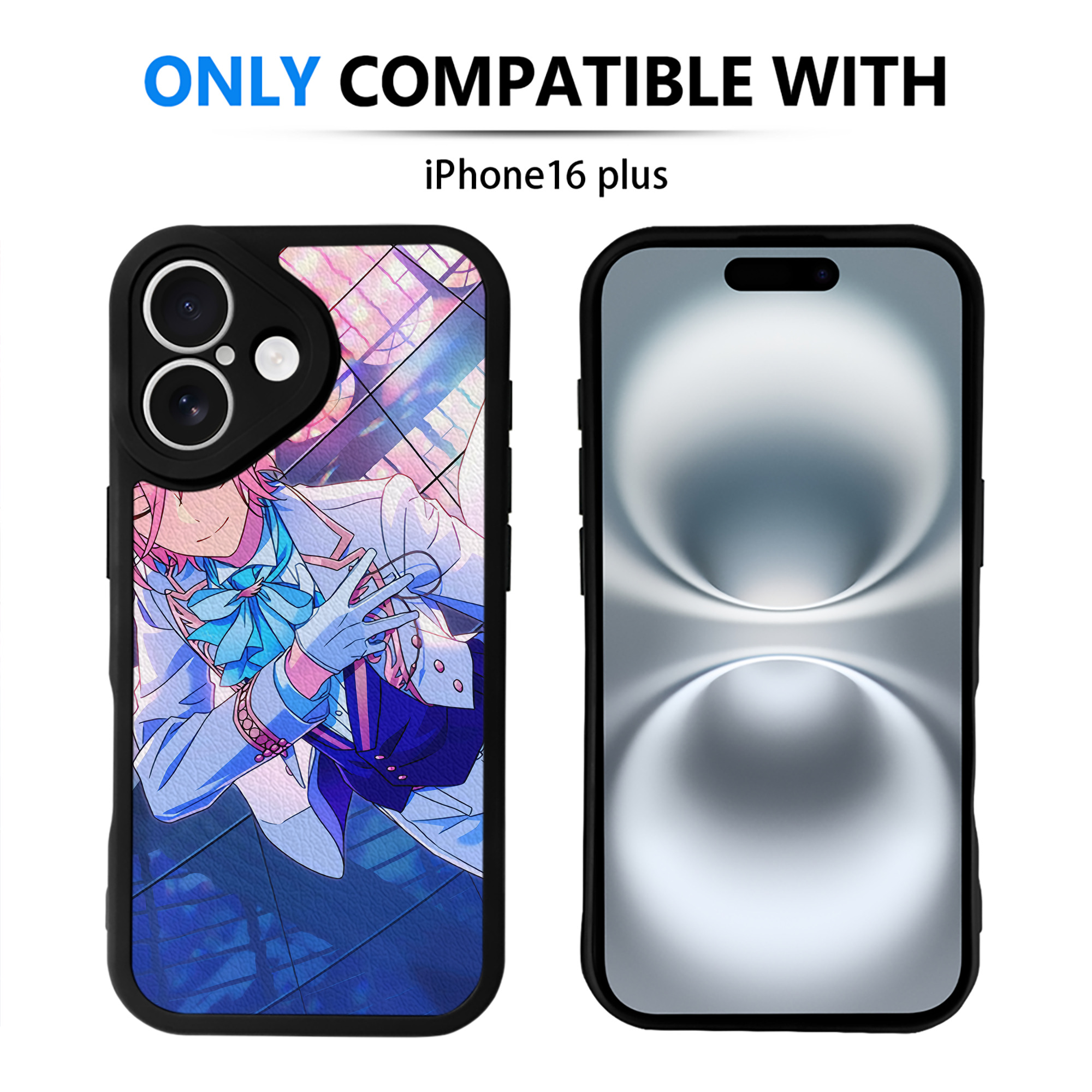 （画像用） あんさんぶるスターズ! Ensemble Stars 【iPhone 16シリーズ対応】シリコンスマホケース（レザー調） 材質：シリコン
